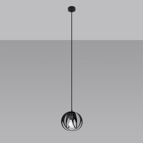 Lampa wisząca TULOS 1 czarna
