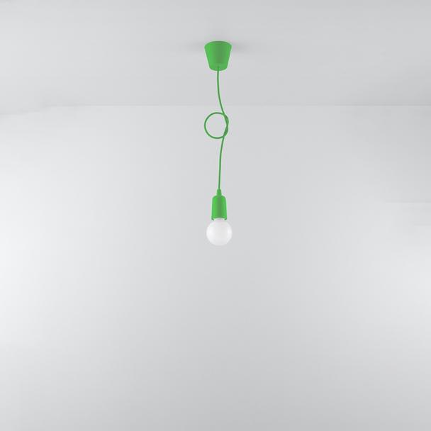 Sollux Lampa wisząca DIEGO 1 zielony SL.0581