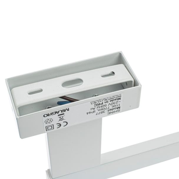 kinkiet łazienkowy nad lustro LED Shine White 11W 770lm 4000K IP44 ML3877 Milagro