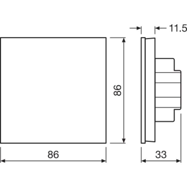 Panel dotykowy LC RF TOUCH PANEL RGBW