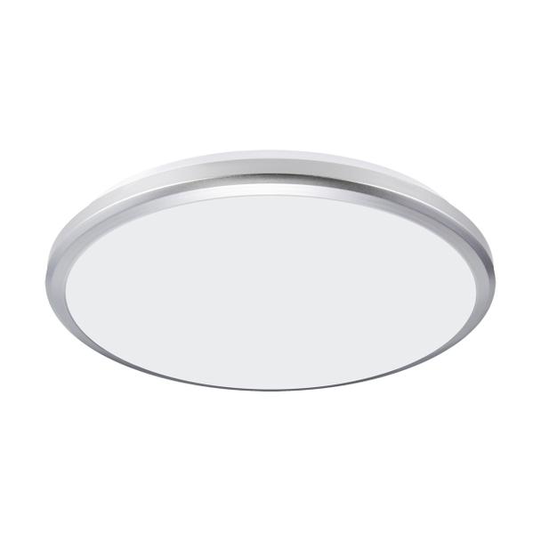 Ideus plafon zewnętrzny LED Planar 18W 1980lm 4000K srebrny O26,5cm IP54 03839 IDEUS