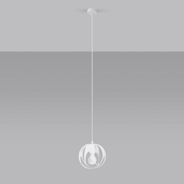 Lampa wisząca TULOS 1 biała