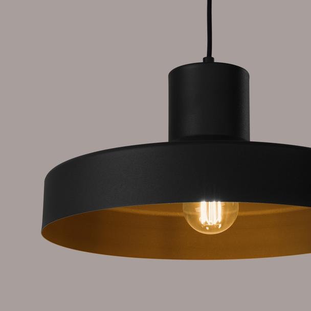 Sollux Lampa wisząca BILO czarna