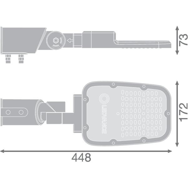 Oprawa STREETLIGHT AREA SM V 45W 765 RV20ST GY