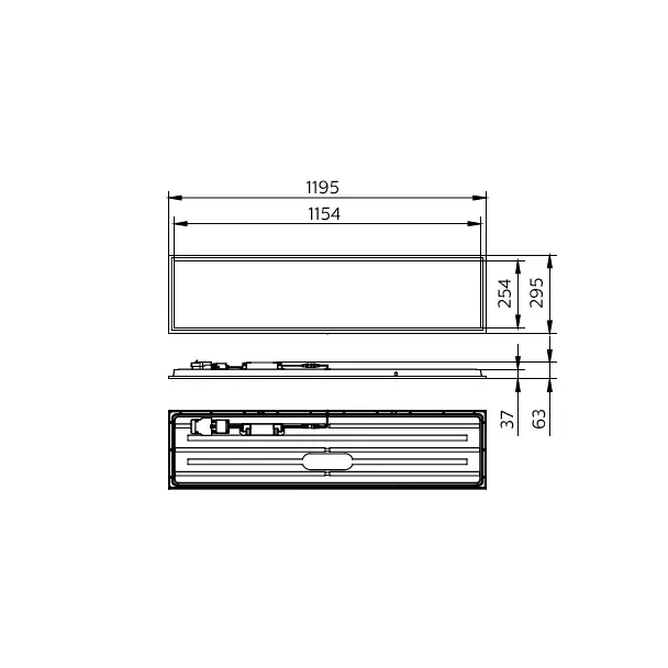 Panel LED Coreline RC132V G6 UGR19 26W 3600lm IP20/44 4000K barwa neutralna ściemnialna 36S/ 840 PSD 9,11402E+11 PHILIPS
