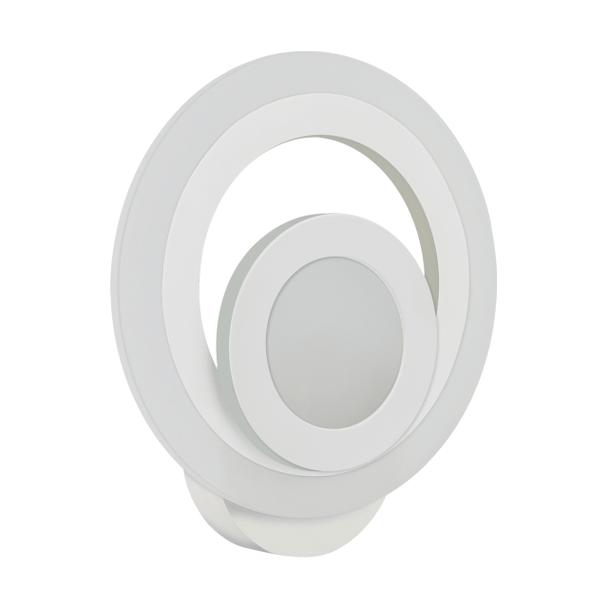 Oprawa lampa dekoracyjna kinkiet LED 14 W ORBIT LED WHITE neutralna 04028 IDEUS