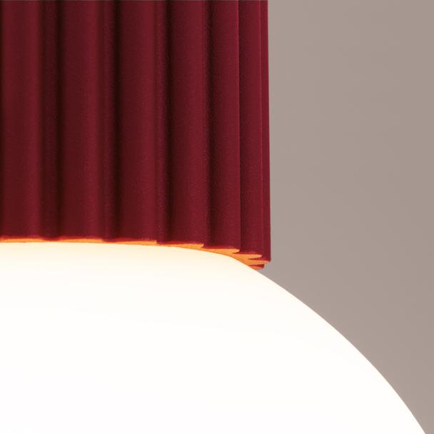 Plafon HALO burgund IP44