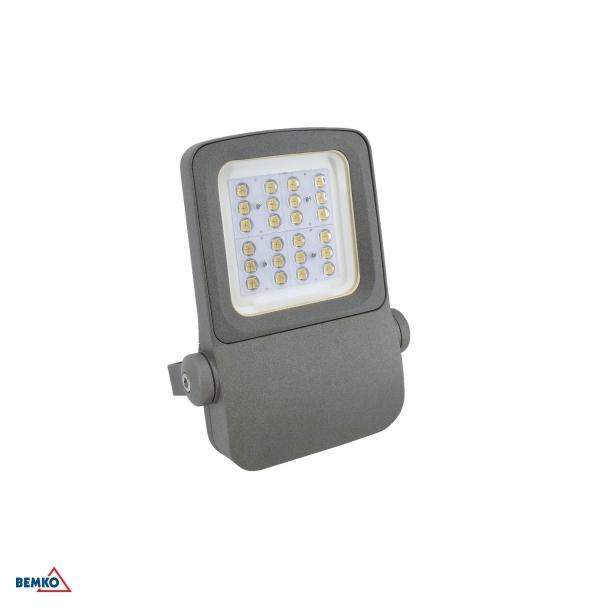 NAŚWIETLACZ LED CAMPUS 60W 3000K 8400lm IP66 90X90 SZARY S-C66-LFC-060DG-3K-9090 BEMKO