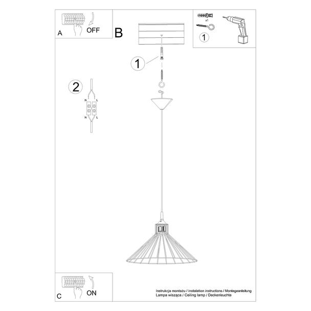 Sollux Lampa wisząca EDA SL.1186