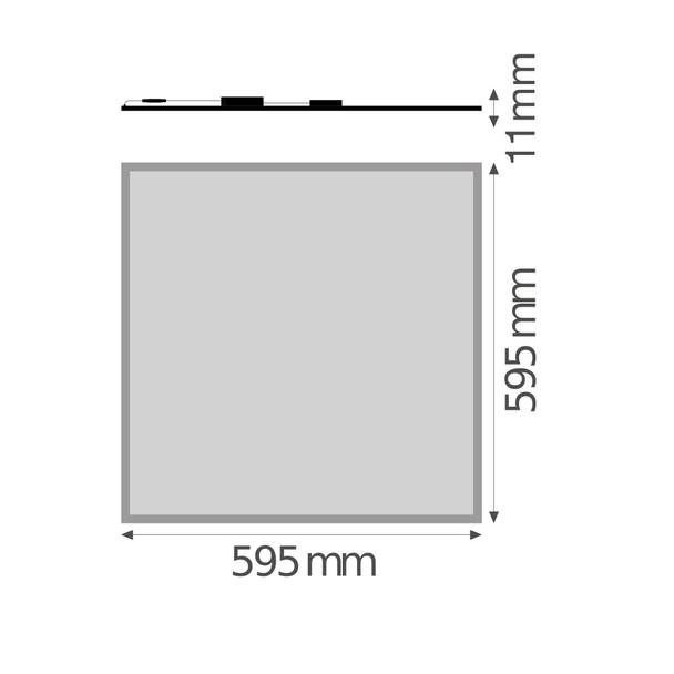 Oprawa BIOLUX HCL PANEL 600 S 40W TW ZB