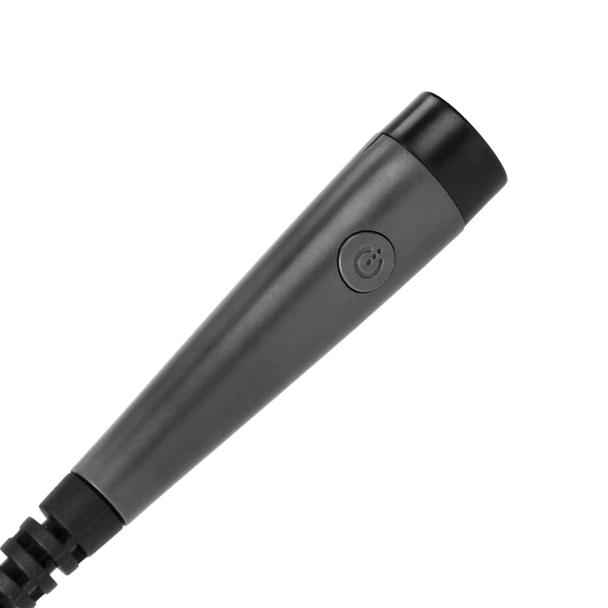 Latarka LED na szyję z akumulatorem Li-po 1000 mAh wybór barwy światła szara LT-15 ORNO
