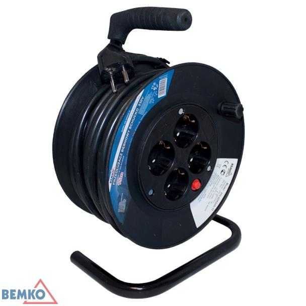 PRZEDŁUŻACZ BĘBNOWY SCHUKO 4 GN. + 0 25m 3x1,5mm2 B16-DG-4ZRS05-25 BEMKO