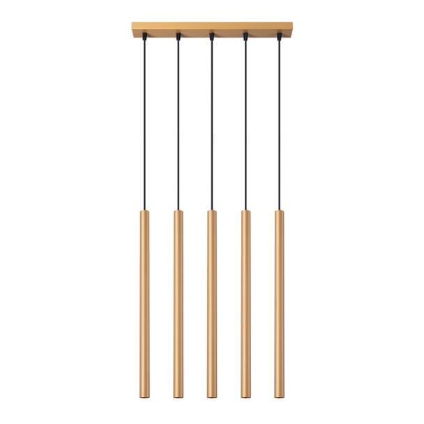 Sollux Lampa wisząca PASTELO 5L złota SL.1173