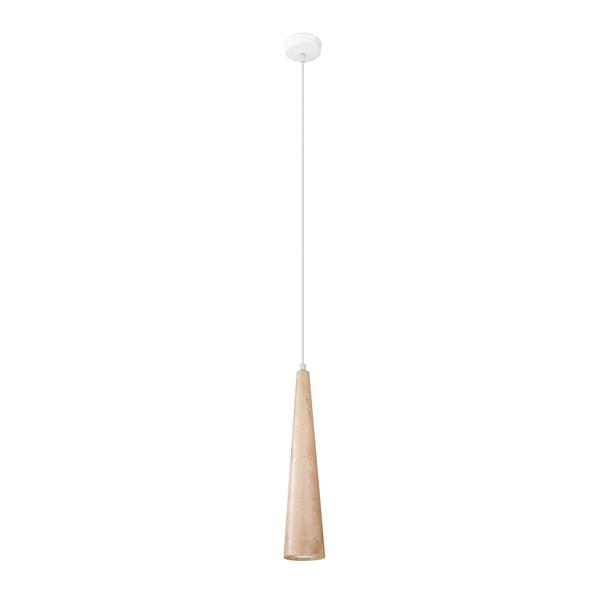 Sollux Lampa wisząca SULA 1 naturalne drewno SL.1100
