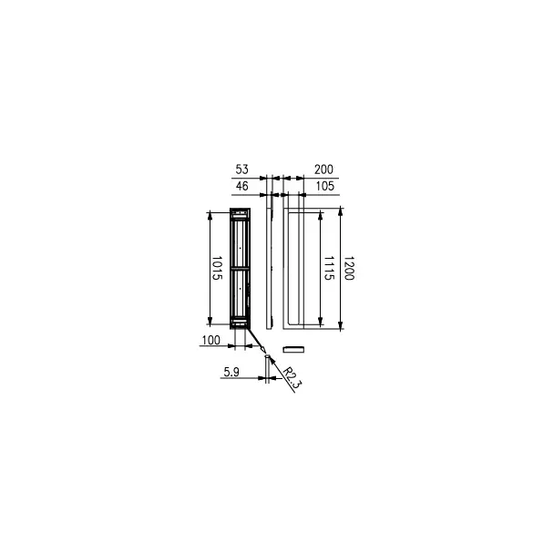 Panel LED natynkowy Ledinaire SM060C G2 33 W 3400/4000lm IP20 all-in 4000K barwa neutralna LED34_40S 9,11402E+11 PHILIPS
