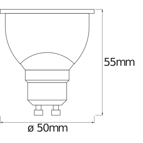 Lampa LED SMART+ WiFi PAR16 50 TW GU10 FR 3pack