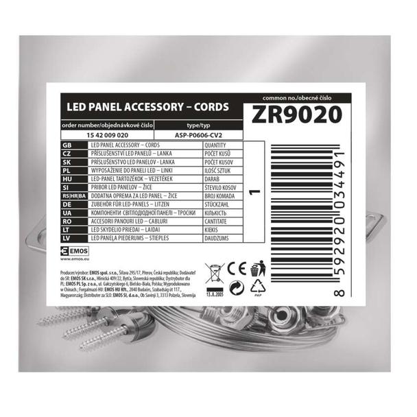 Linki do LED PANEL 60x60 ZR9020 EMOS