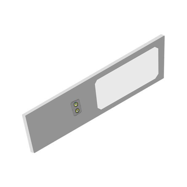 PLANA lampka podszafkowa LED 4W, 240lm, 4000K, z włącznikiem bezdotykowym, szara AD-OM-6476L4/G/SW ORNO