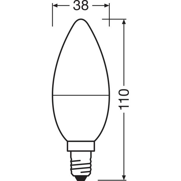 Żarówka LED A75 E27 10W = 75W 1055lm 3000K Ciepła 200° VALUE CLASSIC Osram