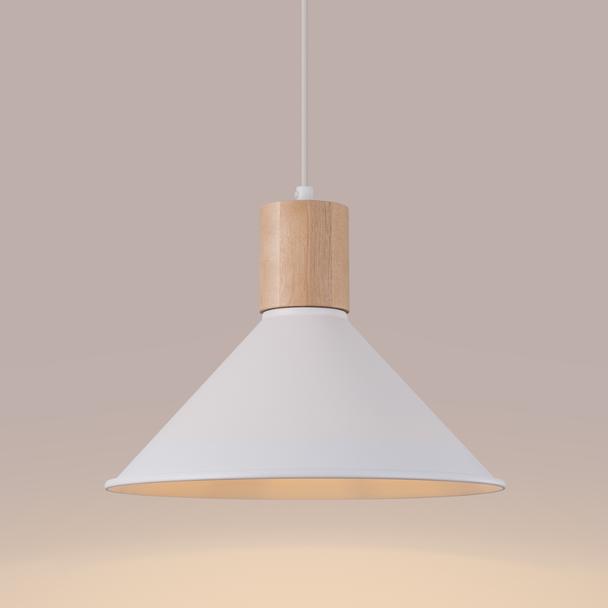 Lampa wisząca JAGA biała
