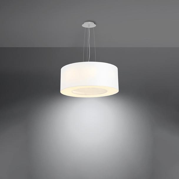 Sollux Żyrandol SATURNO 50 biały SL.0747