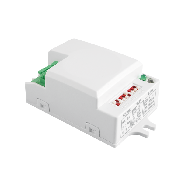 GTV CZUJNIK MIKROFALOWY RUCHU SRC812 MINI, max. 500W, AC 220-240V, 50/60Hz, KĄT DZIAŁANIA 360*, ZASIĘG 2-8m ± 1,5- 3,5m, IP20, WSPÓŁPRACUJE Z LED, NATYNKOWY, BIAŁY AE-SRC812-MIN GTV Poland