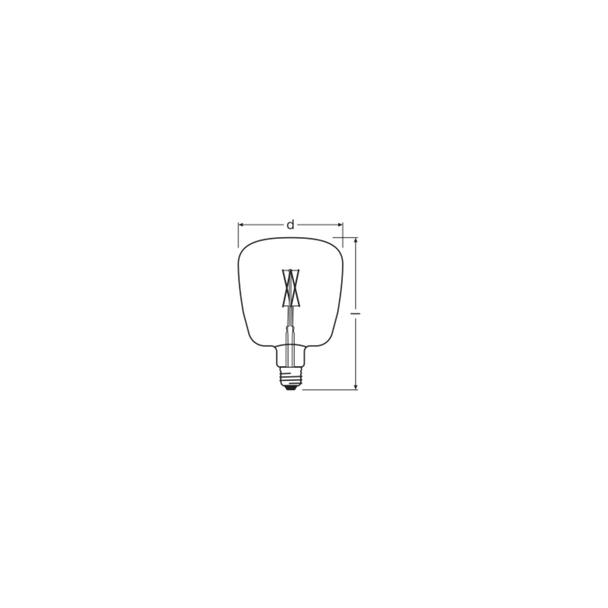 Lampa LED Vintage 1906 LED GLOBE Filament szkło przezroczyste 15 dim 4,5W/816 E27