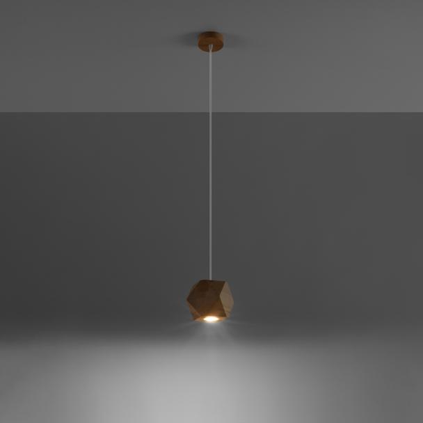 Sollux Lampa wisząca WOODY naturalne drewno SL.1011