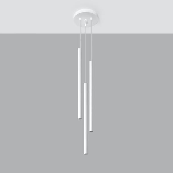 Sollux Lampa wisząca PASTELO 3P biała SL.0467