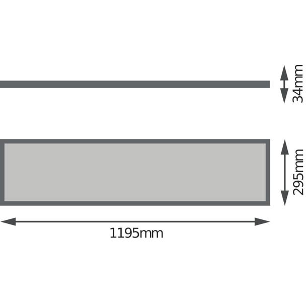 Oprawa PANEL 4IN1 1200 32W 865 WT