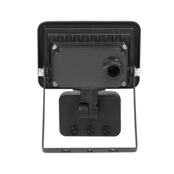 FARO S LED 10W naświetlacz z PIR, 800lm, IP44, 4000K, aluminium + szkło AD-NL-6252BLR4 ORNO