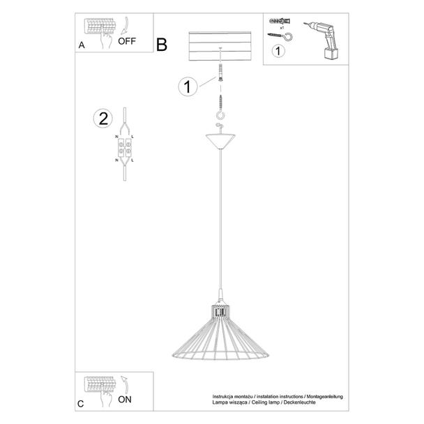 Sollux Lampa wisząca EDA SL.1186