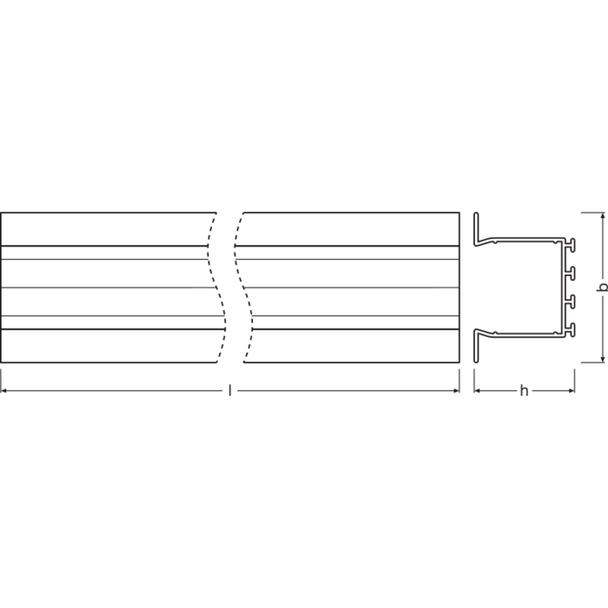 Profil LS AY-PW02/UW/39x26/14/2 5x5x1