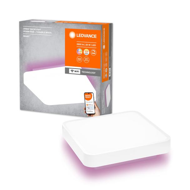 Oprawa SMART+ WIFI ORBIS SQ BL 350 RGB TW WT