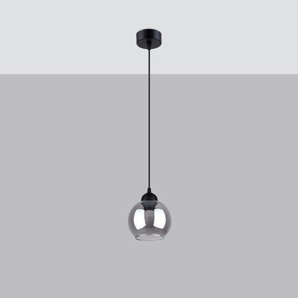 Sollux Lampa wisząca ALINO 1 czarna SL.1141