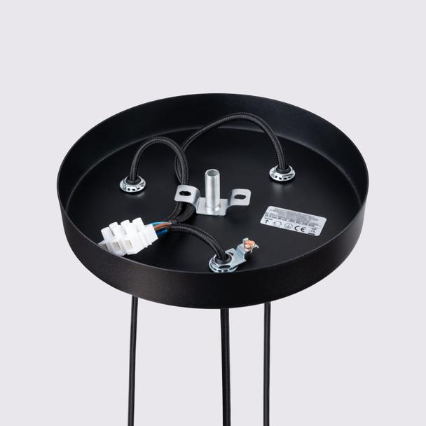 Sollux Lampa wisząca KARBON 3P czarny SL.1576