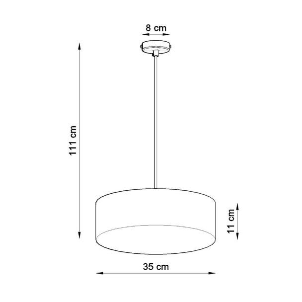 Sollux Lampa wisząca ARENA 35 biała SL.0117