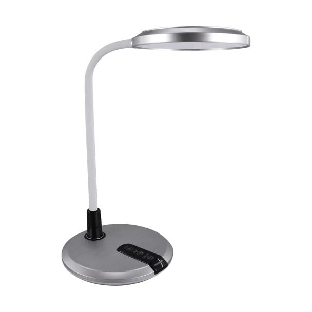 Lampka biurkowa SMD LED PLATON LED SILVER 04228 IDEUS