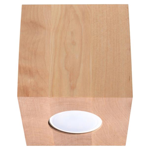 Sollux Plafon QUAD naturalne drewno SL.0493