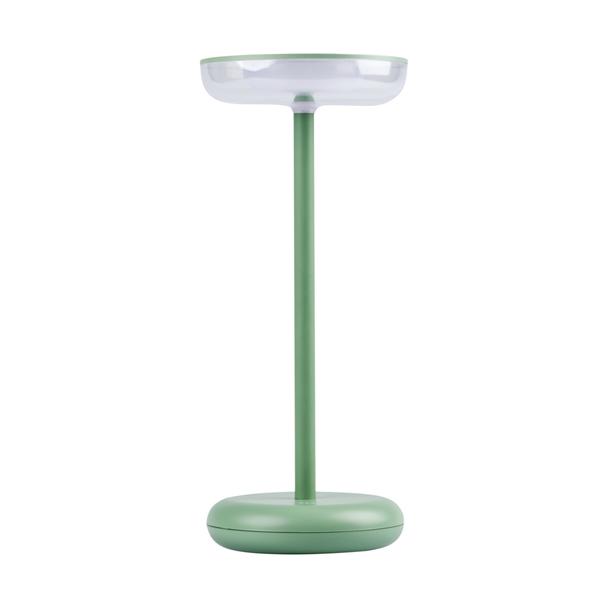 FLUXY LED IP44 GN Lampka stołowa bezprzewodowa FLUXY LED IP44 GN barwa ciepłobiała 3000K max 82Lm ko 37313 KANLUX