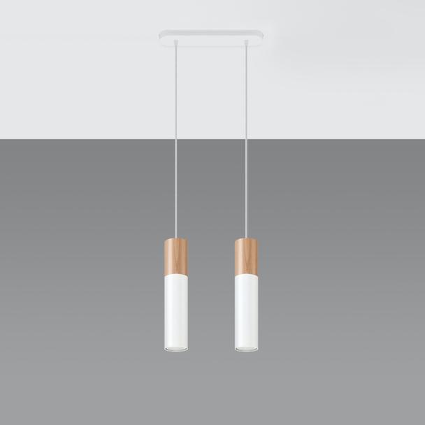 Lampa wisząca PABLO 2 biała