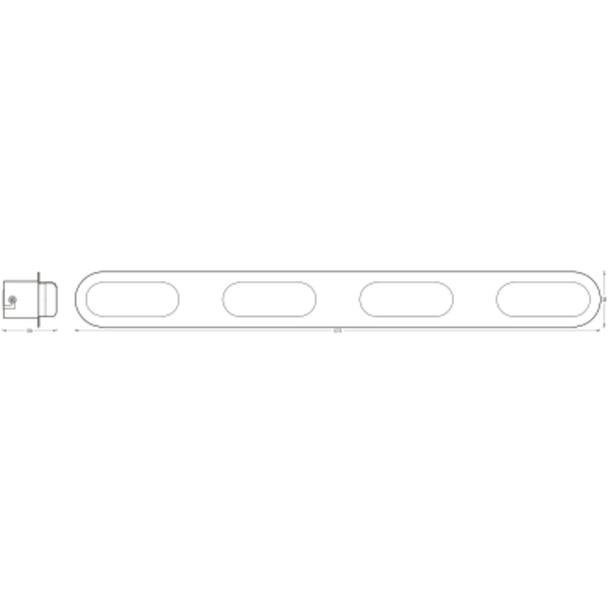 Oprawa SMART+ WIFI ORBIS DUPLO 580 IP44 TW CR