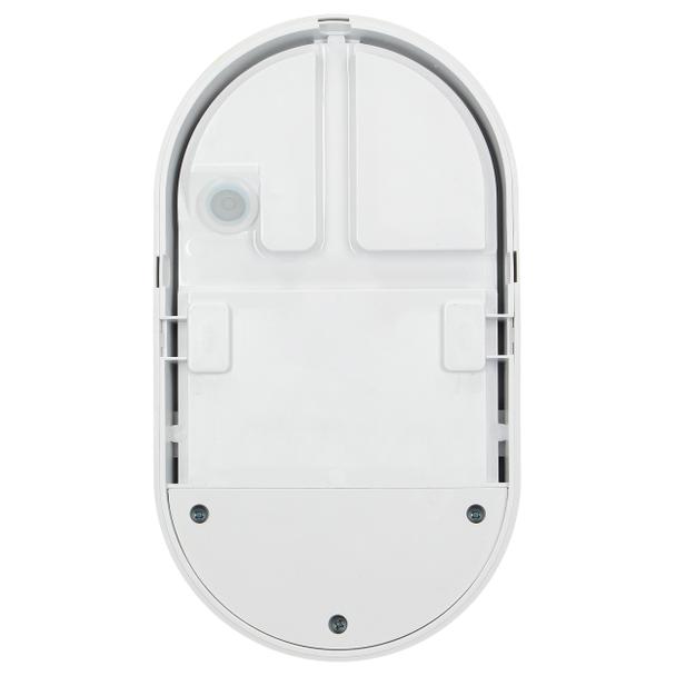NEFRYT LED 15W, oprawa ogrodowa z czujnikiem ruchu, 1100lm, IP54, 4000K, biała AD-OP-6147WLPMR4 ORNO