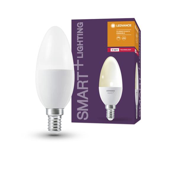 Lampa LED SMART+ ZB CL B Frosted DIM 40 yes 4,9W/ E14