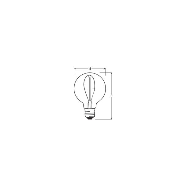 Lampa LED Vintage 1906 SMOKE 95 3,4W/818 E27