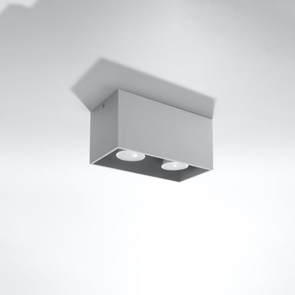 Sollux Plafon QUAD MAXI szary SL.0382