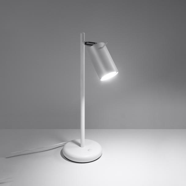 Lampa biurkowa RING biała