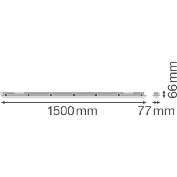 Oprawa DAMP PROOF LED VALUE 1500 50W 4000K IP65