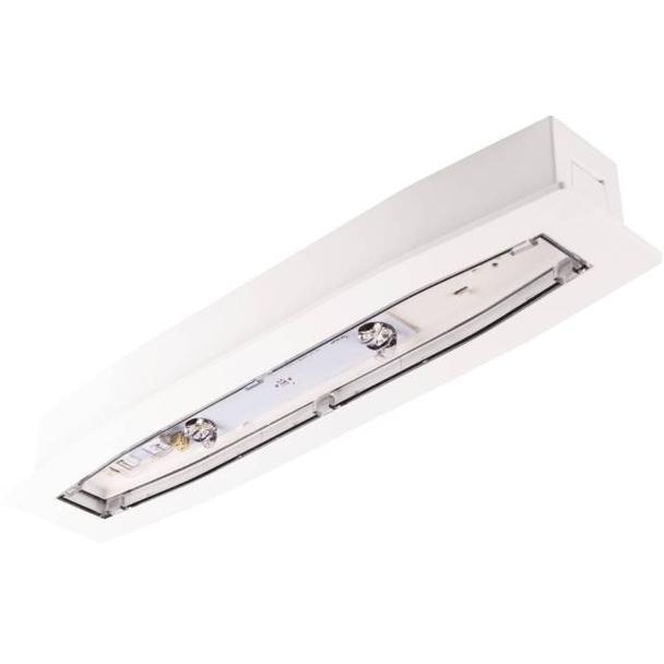 Oprawa sieciowo-awaryjna podtynkowa SUPREMA LED SCH 350 A 3H CT IP54 PT / soczewka korytarzowa do po 94768 INTELIGHT