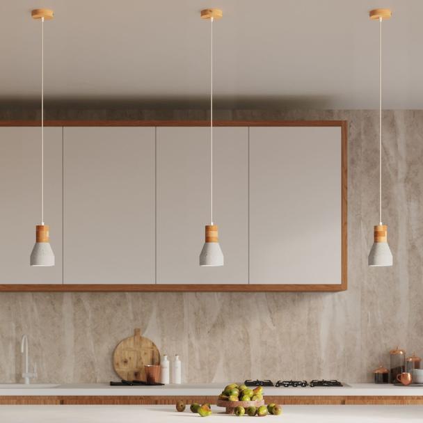 Sollux Lampa wisząca QUBIC szara